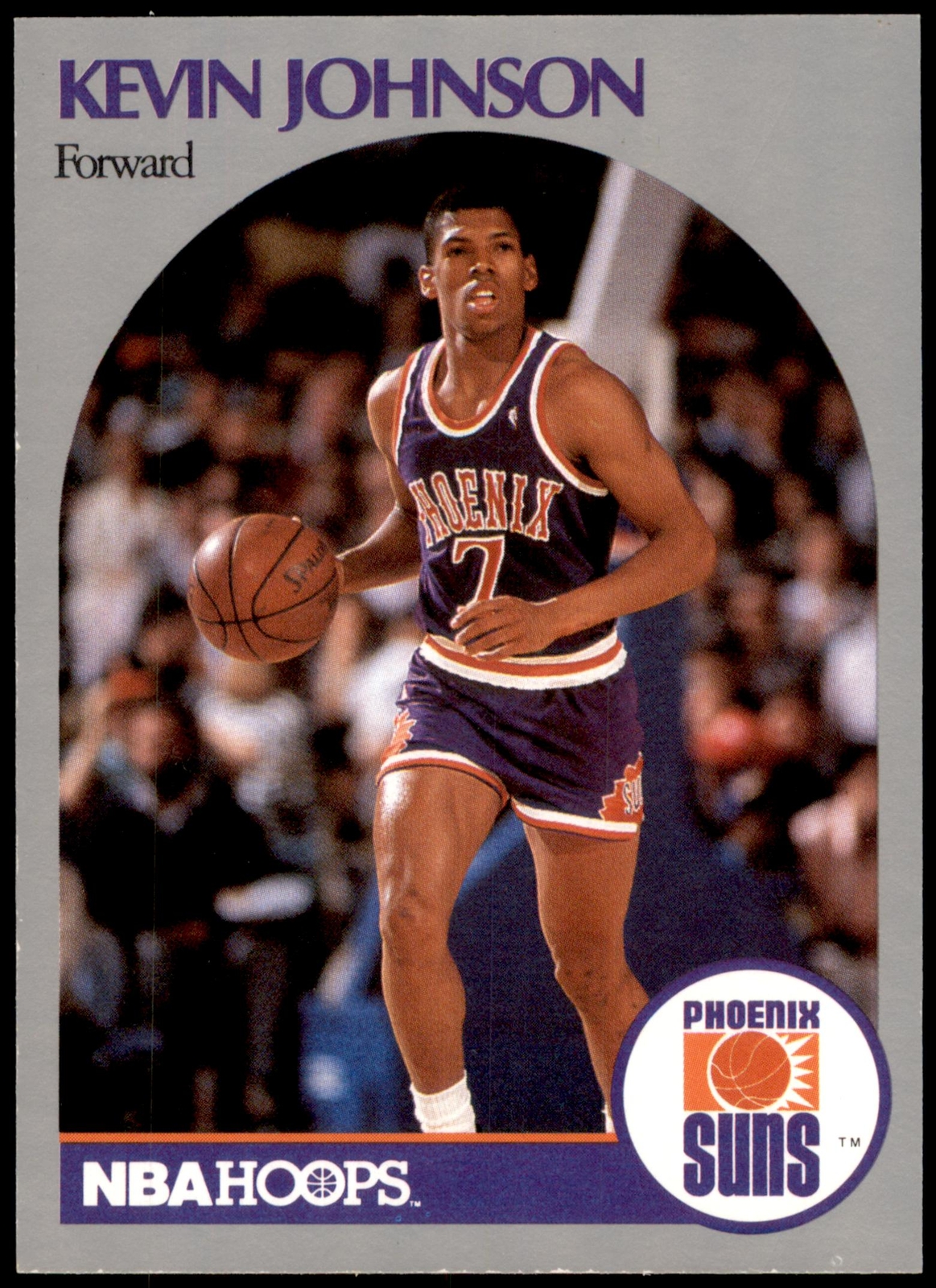 Kevin Johnson #238a 1990-91 Hoops Forward on front second series