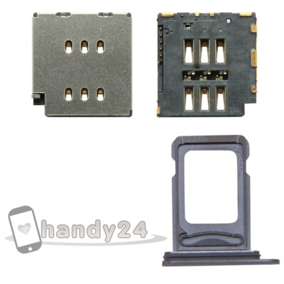 iPhone 11 Pro Dual Sim Card Reader Kartenleser Slot + Sim Tray Schacht   Grün