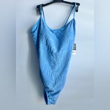 BAR III Women's Textured Tie-back One-piece Swimsuit