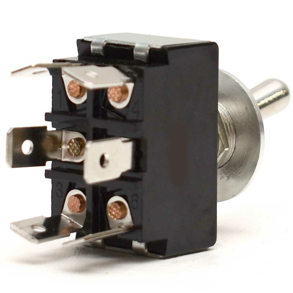 Marine On/Off/On Boat Toggle Switch | 6 Spade 10A 277VAC / 20A 125VAC ...