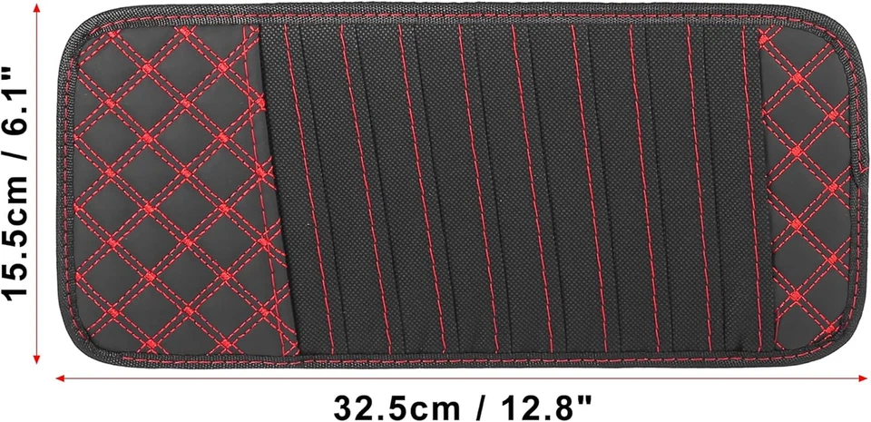 Estuches de almacenamiento para visera de CD para automóvil organizadores parasol para vehículo con 10 DVD de almacenamiento Foto 3 de 4