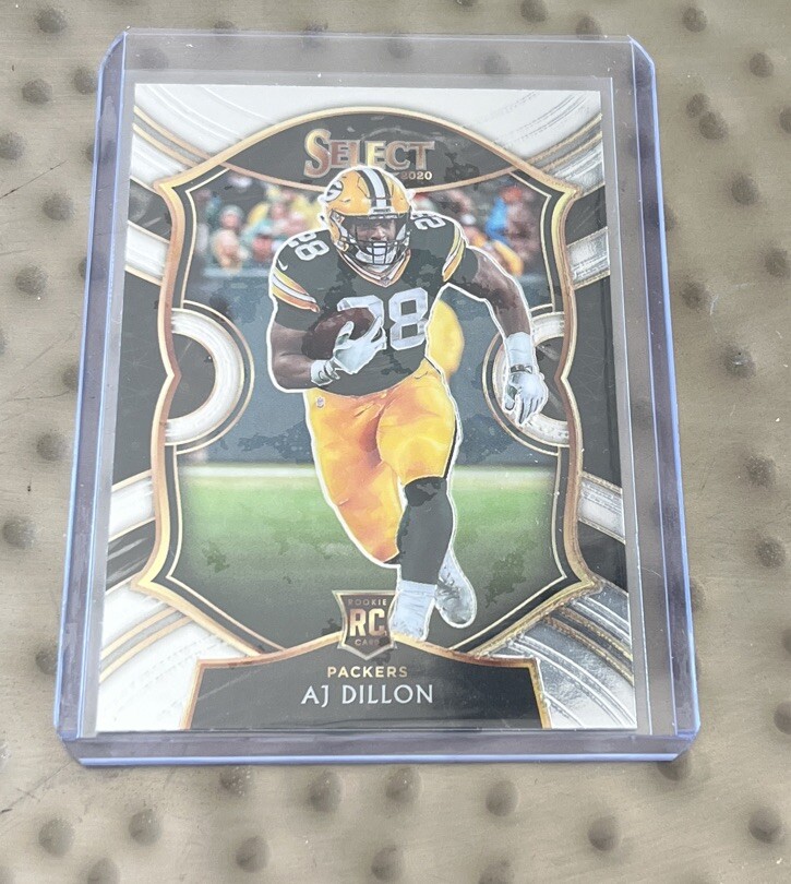 AJ Dillon 2020 Select Concourse Level Rookie #65 Packers
