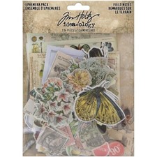 Tim Holtz EPHEMERA PACK Field Notes Idea-ology