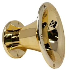 2” Throat 5.65" x 5.3" Exit Horn Wave Guide UV Resist Chrome for Bolt on Driver