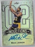 MAGIC JOHNSON 2013 LEAF METAL INDUCTION AUTHENTIC SIGN. CERTIFIED AUTOGRAPH#1/50