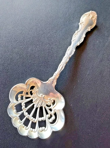 Gorham Strasbourg Sterling Silver Bonbon / Nut Spoon - 4 3/8"