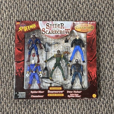 Marvel Comics Collector Edition Spider and Scarecrow Set of 5 MISB Toy Biz 1998