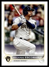 2022 Topps Eduardo Escobar Milwaukee Brewers #207
