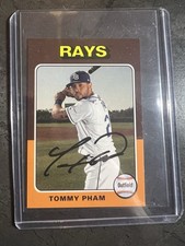 2019 Topps Archives Tommy Pham 1975 Topps Mini 75M-24 Tampa Bay Rays