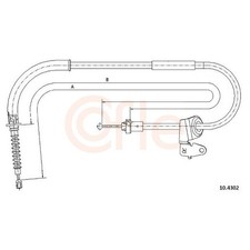 Handbremsseil hinten rechts für Mini R56 R58 R52 R57 R59 | 23897614