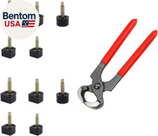 20 Pairs Women'S High Heel Shoes Tips Pin Replacement with 6" Heel Pliers, 2 Dif