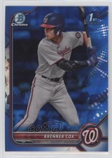 2022 Bowman Chrome Draft Sapphire Edition Brenner Cox #BDC-196 0j5i