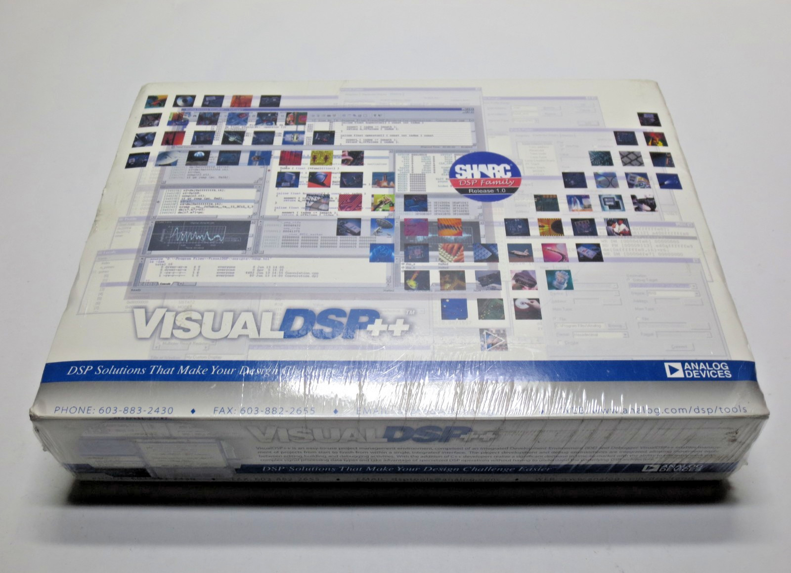 Analog Devices VDSP-SHARC-PC-FULL VisualDSP++ SHARC IDE Software - New Sealed