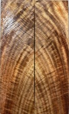 Pistol Grips/Knife scales Flame Rosewood Bookmatched Handles 5"x3"x0.4"