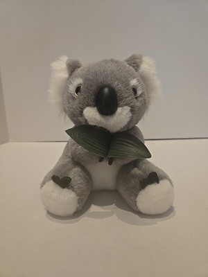 Australia United Souvenirs Koala Plush 4'' Mini Stuffed Animal leaf Sitting