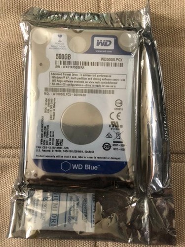 Western Digital WD Blue 500GB 2,5 Zoll SATA SSD Solid State Drive unbenutzt
