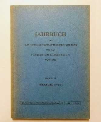 Jahrbuch des Naturwissenschaftlichen Vereins für das Fürstentum Lüneburg e.V.; B