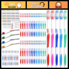 Extra Hard Bristle Adult Toothbrushes 72-Count Bulk Value Pack for Travel, Hotel