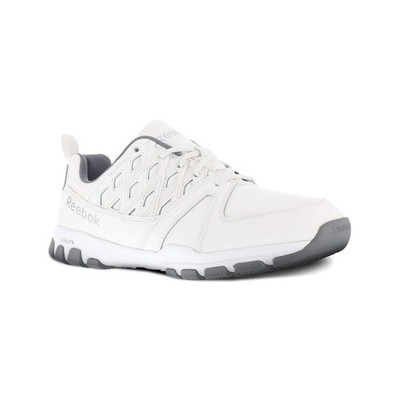 Reebok Work Men's Sublite Soft Toe Comfort Athletic Work Shoe White - 5.5 Wide