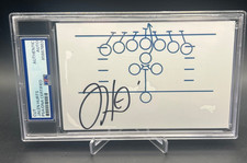 JALEN HURTS Philadelphia Eagles Tush Push Play SIGNED Autograph PSA/DNA COA