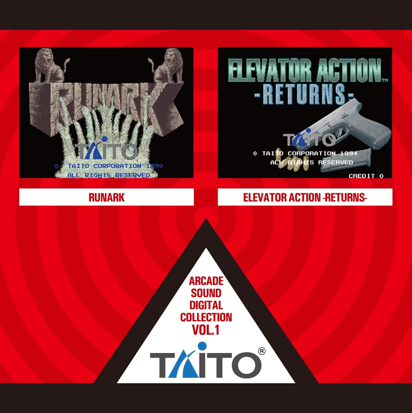 TAITO ARCADE SOUND DIGITAL COLLECTION Vol.1 From Japan 2 CD 46tracks