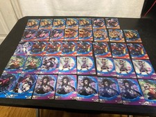 LOT of 39 Demon Slayer Collectible Cards Lenticular Holo Rares Anime CCG TCG