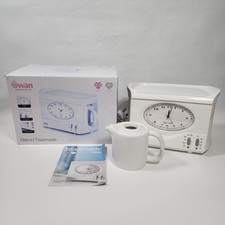 SWAN STM201N Vintage Teasmade Traditional Dial Clock & Alarm - New / Opened