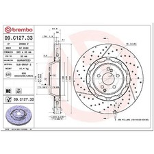 2x Brembo Scheibenbremse 26199354 vorne A2224212612