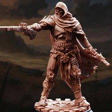 DM Stash Miniatures Warforged Hunter Big Iron DnD Fantasy TT RPG Pathfinder 32mm