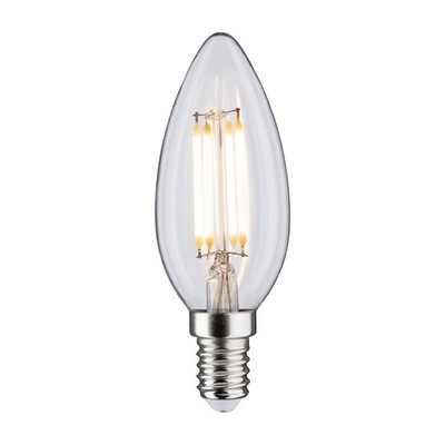 Paulmann LED Filament Leuchtmittel Kerze 4,5W = 40W E14 klar warmweiß 2700K