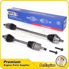 2x Front CV Axle Assembly for Volkswagen Jetta Golf Passat Bora Automatic Trans