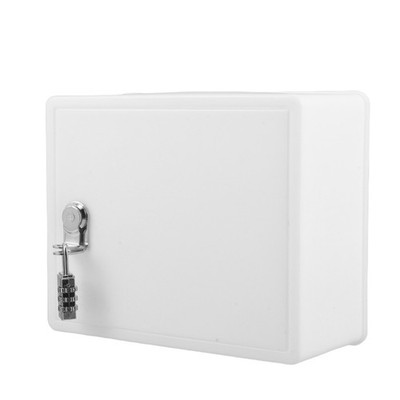 1Set Compact White Wall Mount Mailbox Lock Box for Package Drop Off and Storage