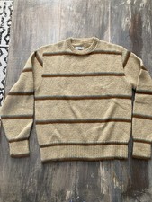 Vintage Shetland Wool Blend Sweater Medium est 50s or 60s Grandpa