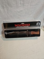 NEW Winchester Ltd Ed 9" Bowie knife Wood Handle Collectors Gift Tin 2011