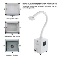 L&ouml;trauchabsaugung Schwei&szlig;rauchabsauger L&ouml;trauchabsorber Absauganlage 220V 150W