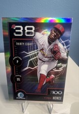 2025 Bowman  Scouts Top 100 Chrome Tink Hence #BTP-38 (RC) 💎Gem Mint 10💎