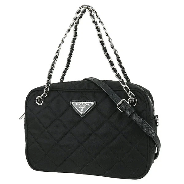 PRADA Tessuto Nylon Exterior Quilted Bags & Handbags for Women for