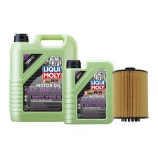 6L Liqui Moly Molygen New Gen 5W-40 Mahle Engine Oil Change Kit for Atlas Passat