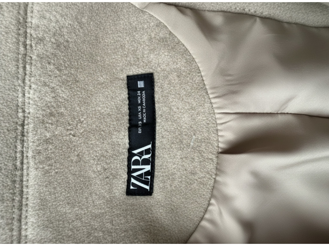 Brand: Zara Basic; Jacket Style: Cropped Jacket C… - image 3