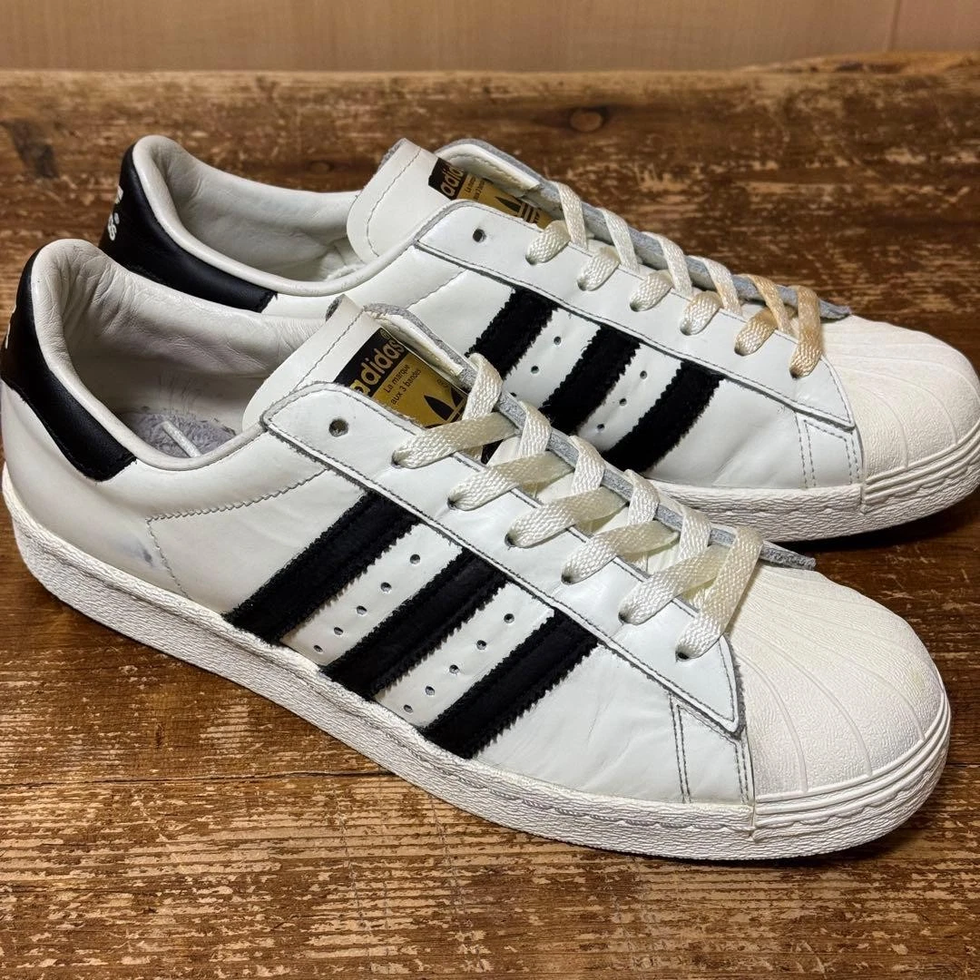 adidas Superstar 80s Vintage Deluxe White | eBay