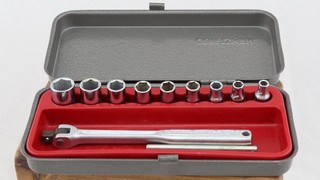 VINTAGE CRAFTSMAN =V= 1/4" SOCKET SET WITH BREAKER BAR