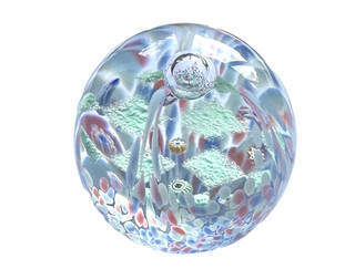 CAITHNESS PAPERWEIGHT "Playtime" 2002 Helen MacDonald