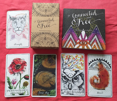 Connected And Free Oracle Full Deck Of 50 Cards 1st Edition Indie OOP