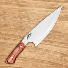 Handmade kitchen knife, Hand forged chef's knife, Butcher knife, Gifts for men