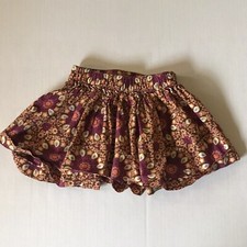 HANNA ANDERSSON Girls Size 100 4 100 Cotton Floral Skirt