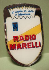 RADIO MARELLI SPECCHIETTO PUBBLICITARIO VALVOLE  TELEVISIONE TV RADIO VINTAGE