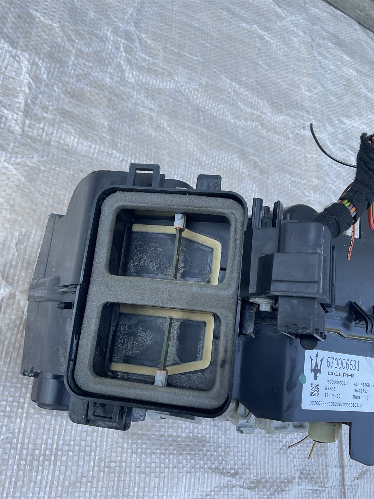 2014 MASERATI QUATTROPORTE Q4 CENTER CONSOLE HEATER CORE BLOWER MOTOR ASSY OEM