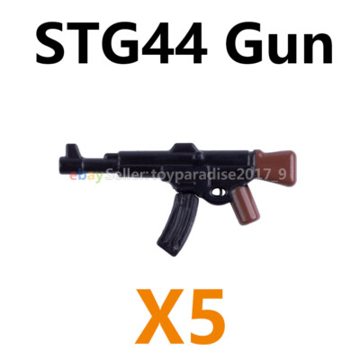 Military Weapon Pack WWII Submachine Gun STG44 Building Blocks Toy Figures