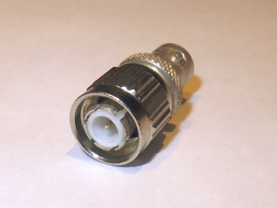 Spinner Messadapter Übergang TNC Stift auf BNC Buchse 50 Ohm  BN 71 20 00