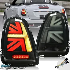 VLAND SMOKED LED Tail Lights For 2007-13 Mini Cooper R56 R57 R58 R59 Rear Lamps